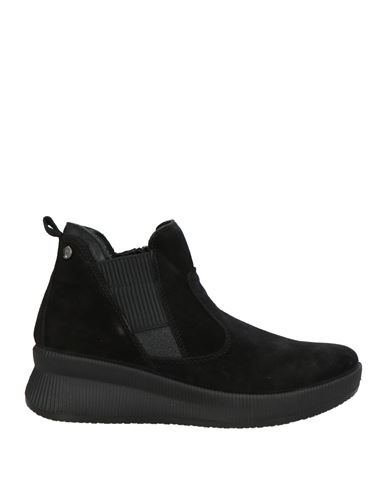 Enval Soft Woman Ankle Boots Black Size 6 Leather In Black