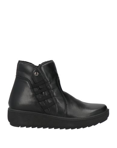 Enval Soft Woman Ankle Boots Black Size 7 Leather In Black