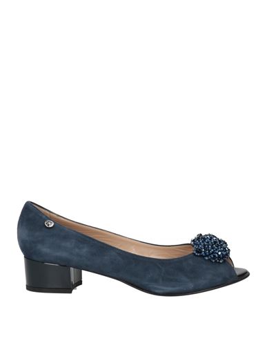 Enval Soft Woman Pumps Navy Size 5 Goat Skin In Blue