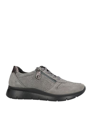 Enval Soft Woman Sneakers Grey Size 6 Goat Skin In Gray