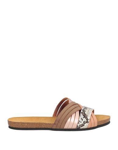 Elisir's Woman Sandals Antique Rose Size 8 Leather In Pink