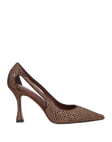 Lola Cruz Woman Pumps Brown Size 7 Leather In Brown