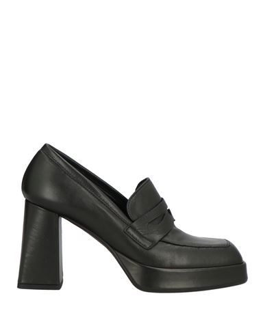 Bali Ē Woman Loafers Black Size 7 Calfskin In Black