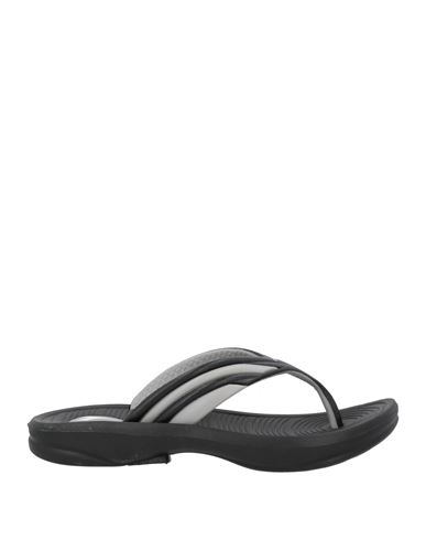 Diadora Man Thong Sandal Black Size 7 Rubber In Black