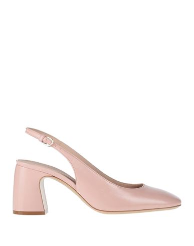 Emporio Armani Woman Pumps Light Pink Size 7.5 Leather In Pink