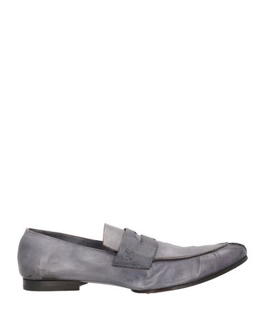 Raparo Man Loafers Grey Size 9 Leather In Gray