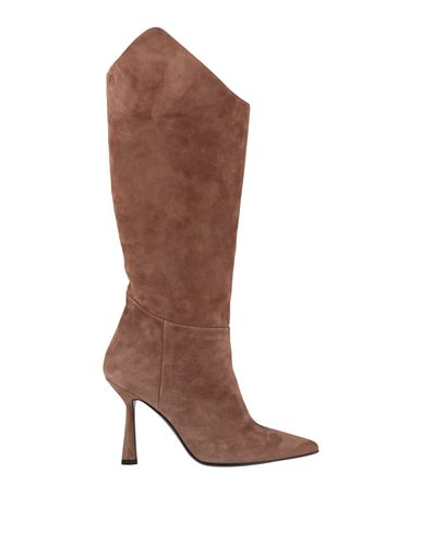 Aldo Castagna Woman Boot Camel Size 8 Leather In Sand