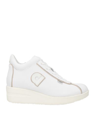 Agile By Rucoline Woman Sneakers White Size 7 Leather