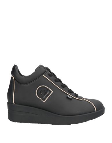 Agile By Rucoline Woman Sneakers Black Size 8 Leather
