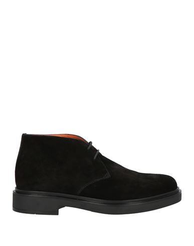 Santoni Midnight Bue Suede Desert Slip-ons In Blue