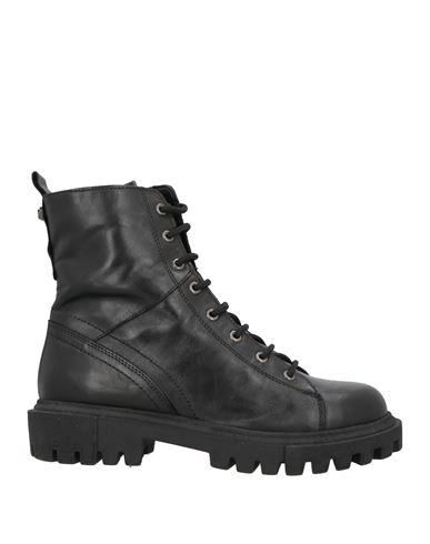 Cafènoir Woman Ankle Boots Black Size 11 Leather