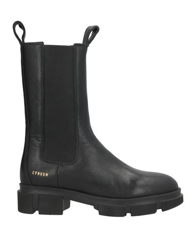 Copenhagen Studios Woman Ankle Boots Black Size 6 Leather In Black