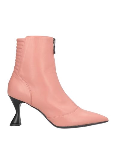 Walter Violet Woman Ankle Boots Pink Size 6 Leather In Pink