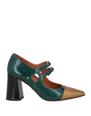 Woman Pumps Gold Size 9 Leather
