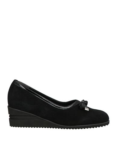 Anastasio Woman Pumps Black Size 8 Leather In Black