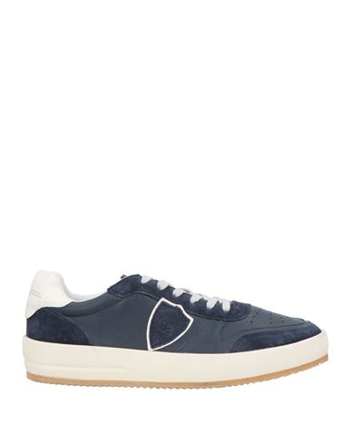 Philippe Model Man Sneakers Midnight Blue Size 10 Leather In Blue