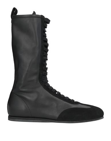 Ann Demeulemeester Woman Boot Black Size 7 Leather In Black