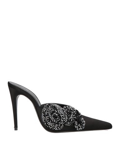 Magda Butrym Woman Mules & Clogs Black Size 7 Textile Fibers In Black