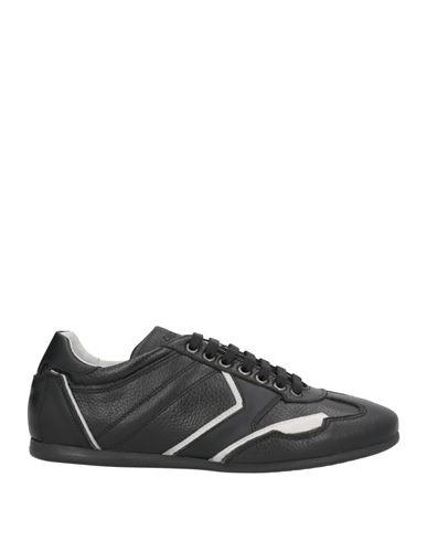 Calvin Klein Collection Man Sneakers Black Size 7 Leather In Black