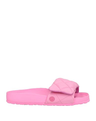 1774 Birkenstock Woman Sandals Pink Size 7 Leather In Pink