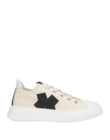 Ixos Woman Sneakers Cream Size 9 Textile Fibers, Rubber In Neutral