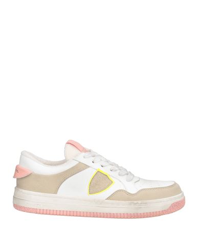 Philippe Model Woman Sneakers White Size 11 Leather, Textile Fibers In White
