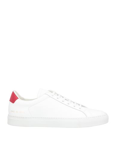 Common Projects Retro Low Leather Sneakers In White