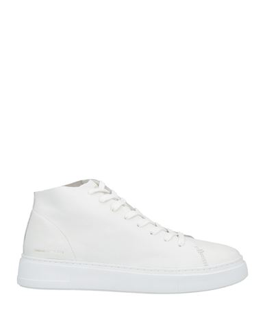 Crime London Man Sneakers White Size 9 Leather In White