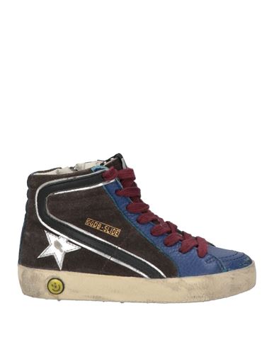 Golden Goose Toddler Boy Sneakers Blue Size 9.5c Leather In Blue