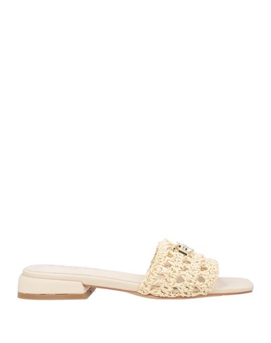 Gaelle Paris Gaëlle Paris Woman Sandals Sand Size 8 Textile Fibers In Neutral