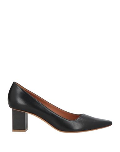Roberto Festa Woman Pumps Black Size 9 Leather In Black