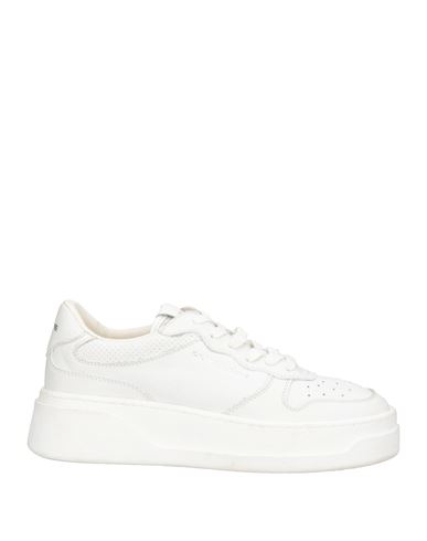 Crime London Woman Sneakers White Size 7 Leather