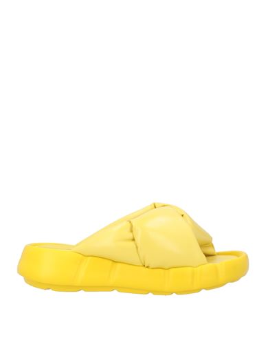 Ixos Woman Sandals Marigold Size 7 Leather In Yellow