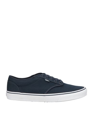 Vans Man Sneakers Midnight Blue Size 11 Textile Fibers In Blue