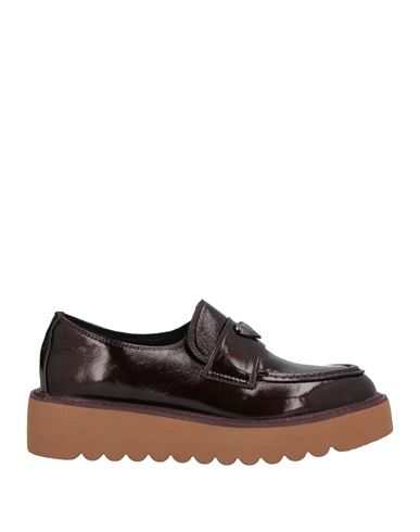 Tua By Braccialini Woman Loafers Burgundy Size 8 Synthetisches Material In Red