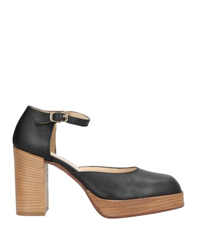 Noa A. Woman Pumps Black Size 8 Calfskin In Black