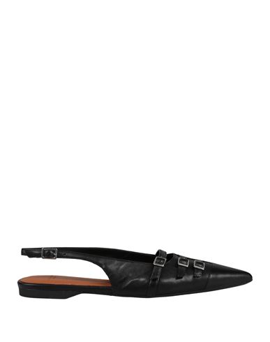 Vagabond Shoemakers Hermine Pointed Toe Slingback Flat In Black