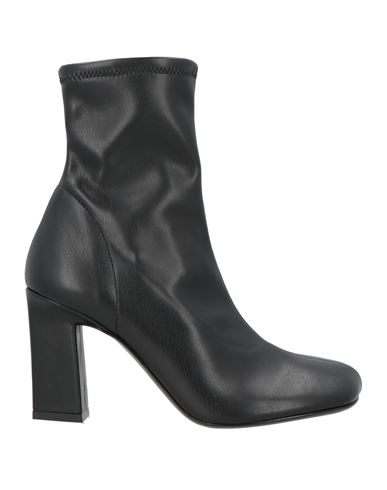 Fabiana Filippi Woman Ankle Boots Black Size 8 Textile Fibers In Black