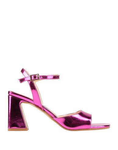 Pregunta Woman Sandals Fuchsia Size 6 Synthetisches Material In Multi