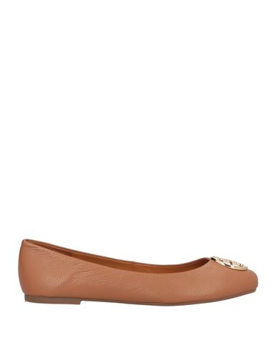 Tory Burch Woman Ballet Flats Brown Size 6 Leather In Brown