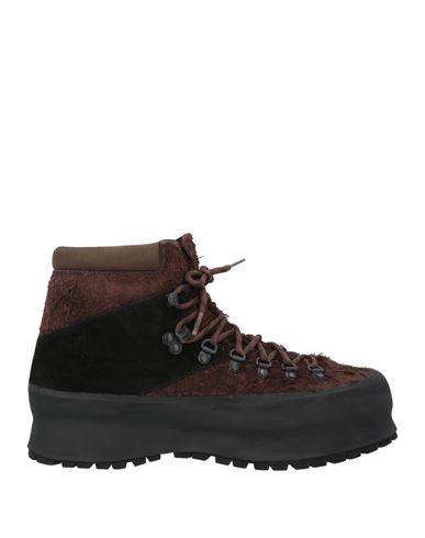 Diemme Man Ankle Boots Dark Brown Size 11 Leather In Brown