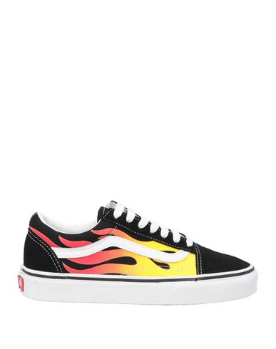 Vans Woman Sneakers Black Size 6 Leather, Textile Fibers In Black