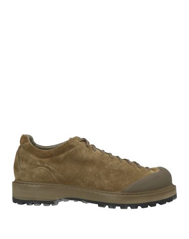 Diemme Man Sneakers Military Green Size 10 Leather In Green