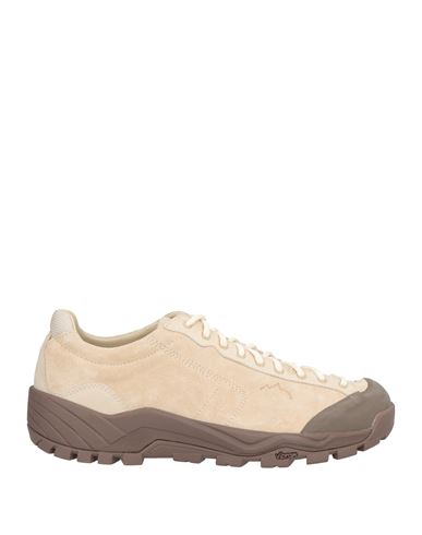 Diemme Man Sneakers Beige Size 10 Leather, Textile Fibers In Nude