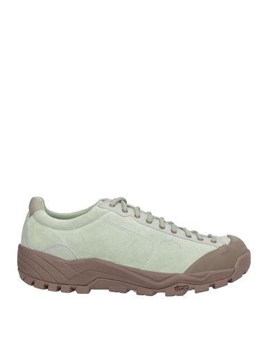 Diemme Man Sneakers Sage Green Size 10 Leather, Textile Fibers In Green