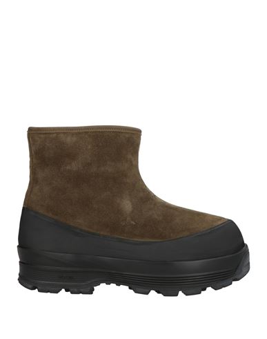 Diemme Man Ankle Boots Military Green Size 9 Leather In Green
