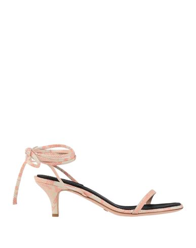 Giambattista Valli Woman Sandals Antique Rose Size 11 Leather In Pink