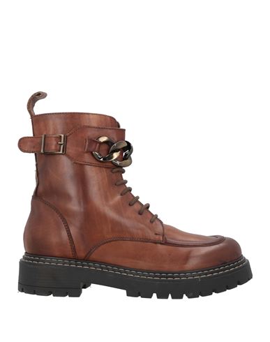 Cafènoir Woman Ankle Boots Brown Size 10 Leather