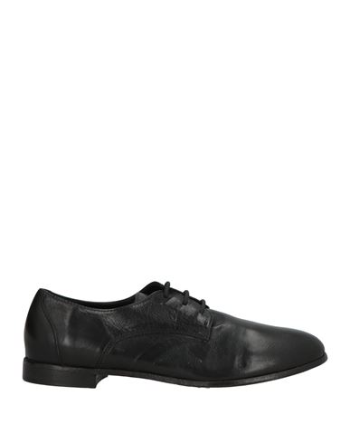 Pavin Woman Lace-up Shoes Black Size 8 Leather In Black