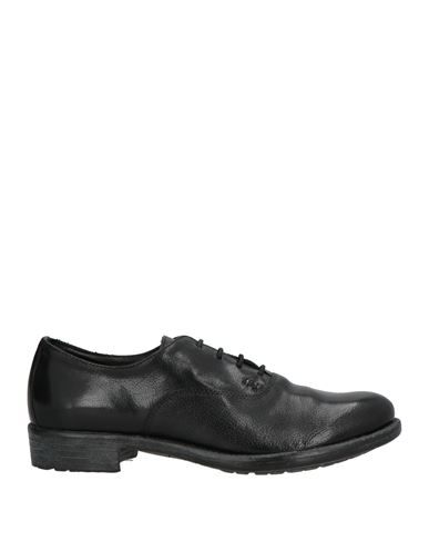 Pavin Woman Lace-up Shoes Black Size 8 Leather In Black
